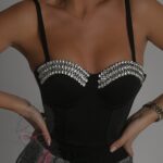 Gorset usztywniany Emis czarny