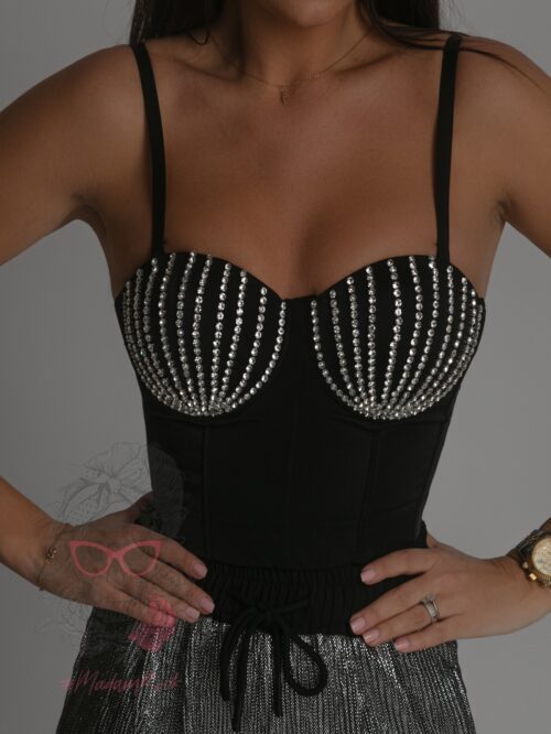 Gorset usztywniany Colipto czarny