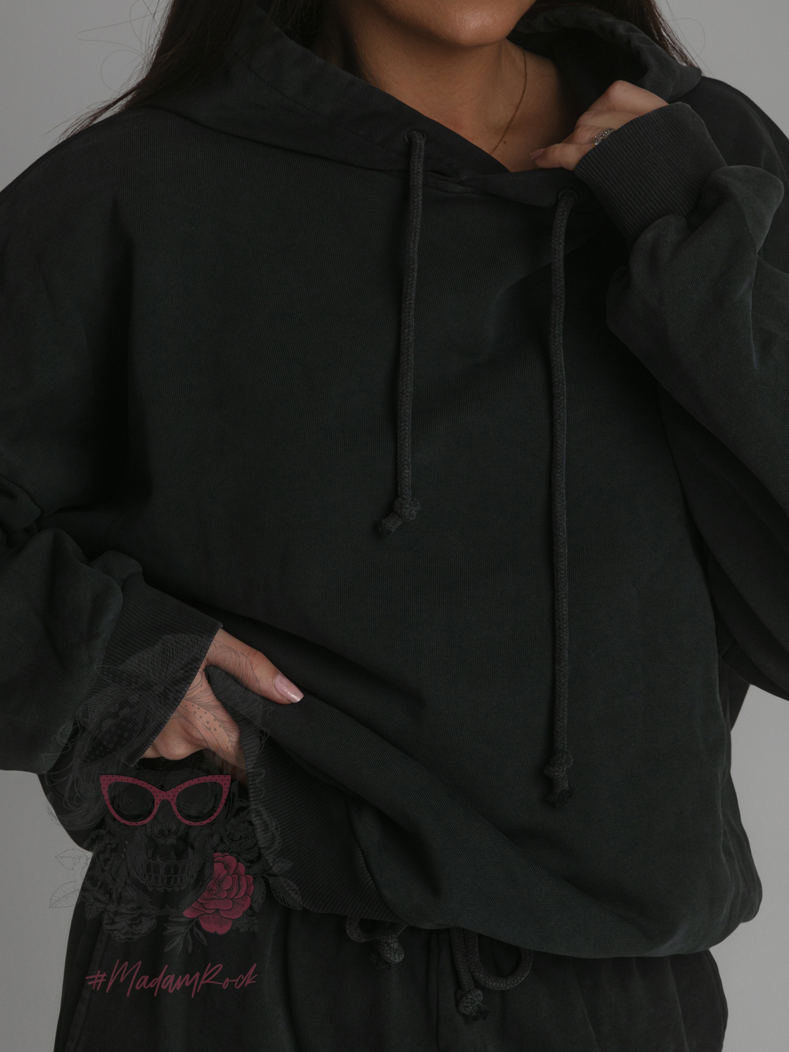 Komplet dresowy Darkin grafitowy