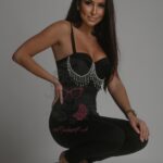 Spodnie z usztywnianym pasem Neron czarne