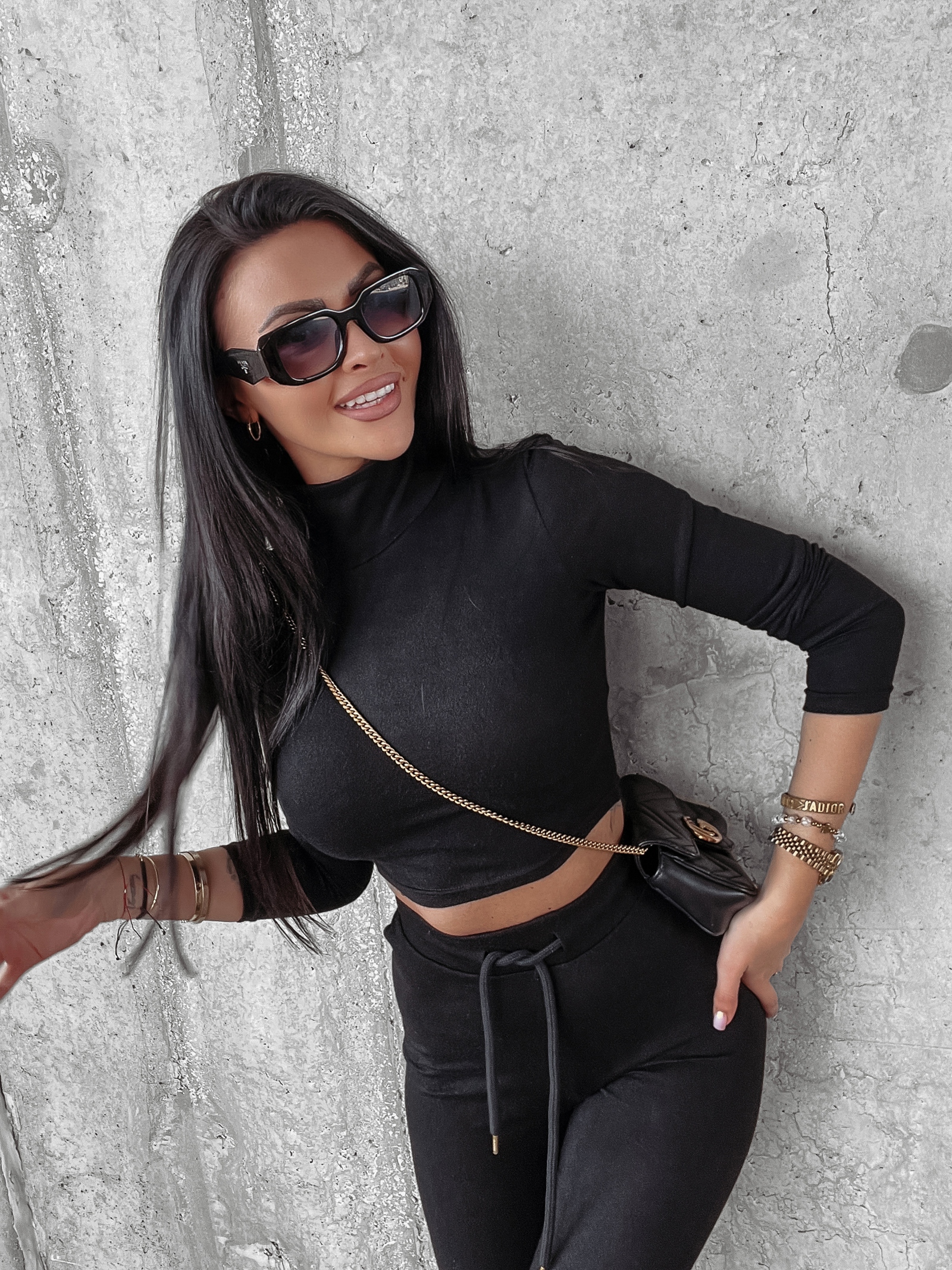 Komplet dresowy Alice Ola Voga czarny