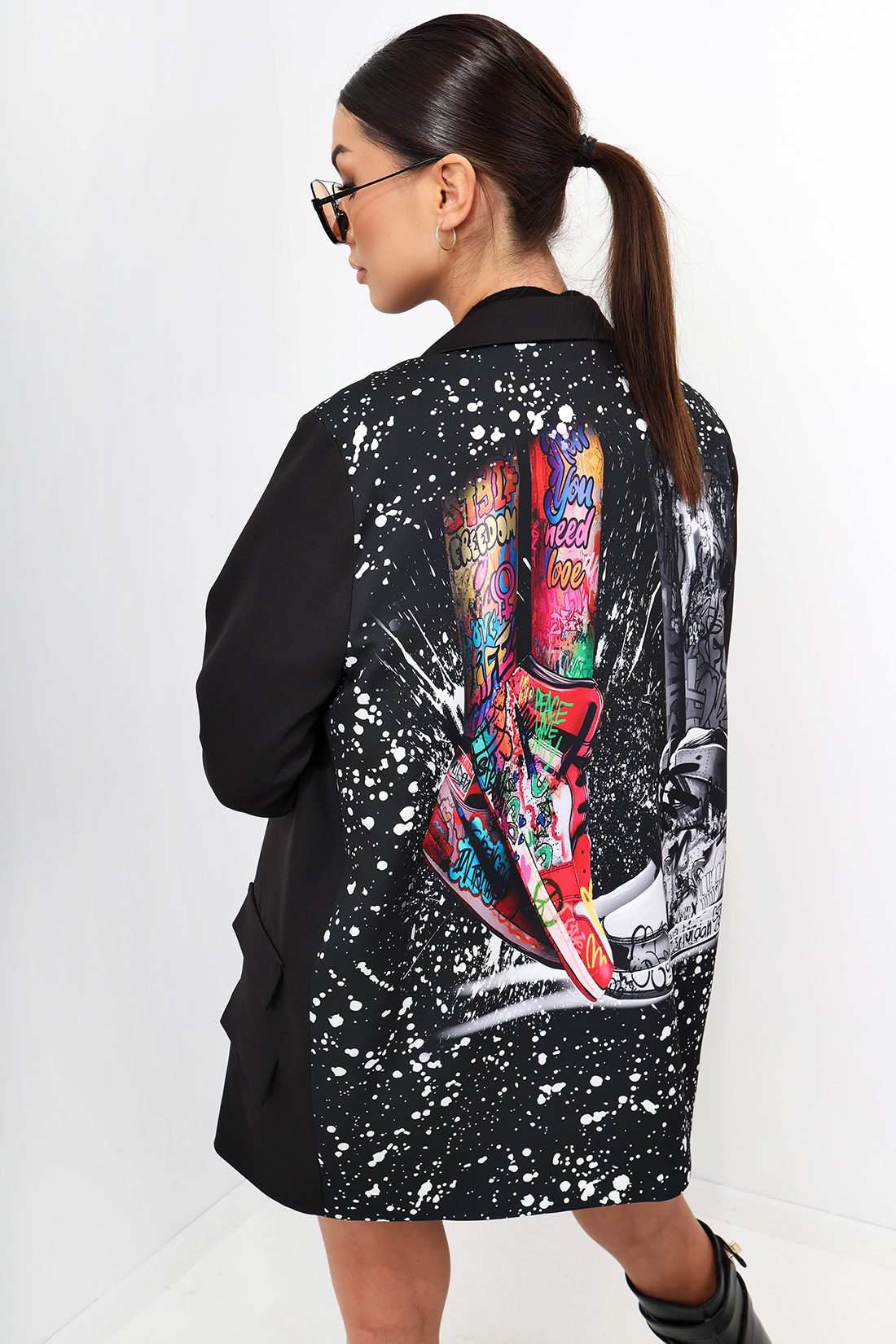 Marynarka oversize MC Sneakers czarna