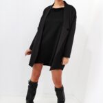 Marynarka oversize z czaszką MC Negatis czarna