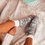 Skarpety damskie frotte XMAS szare