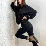 Komplet dresowy Laki Forgo czarny