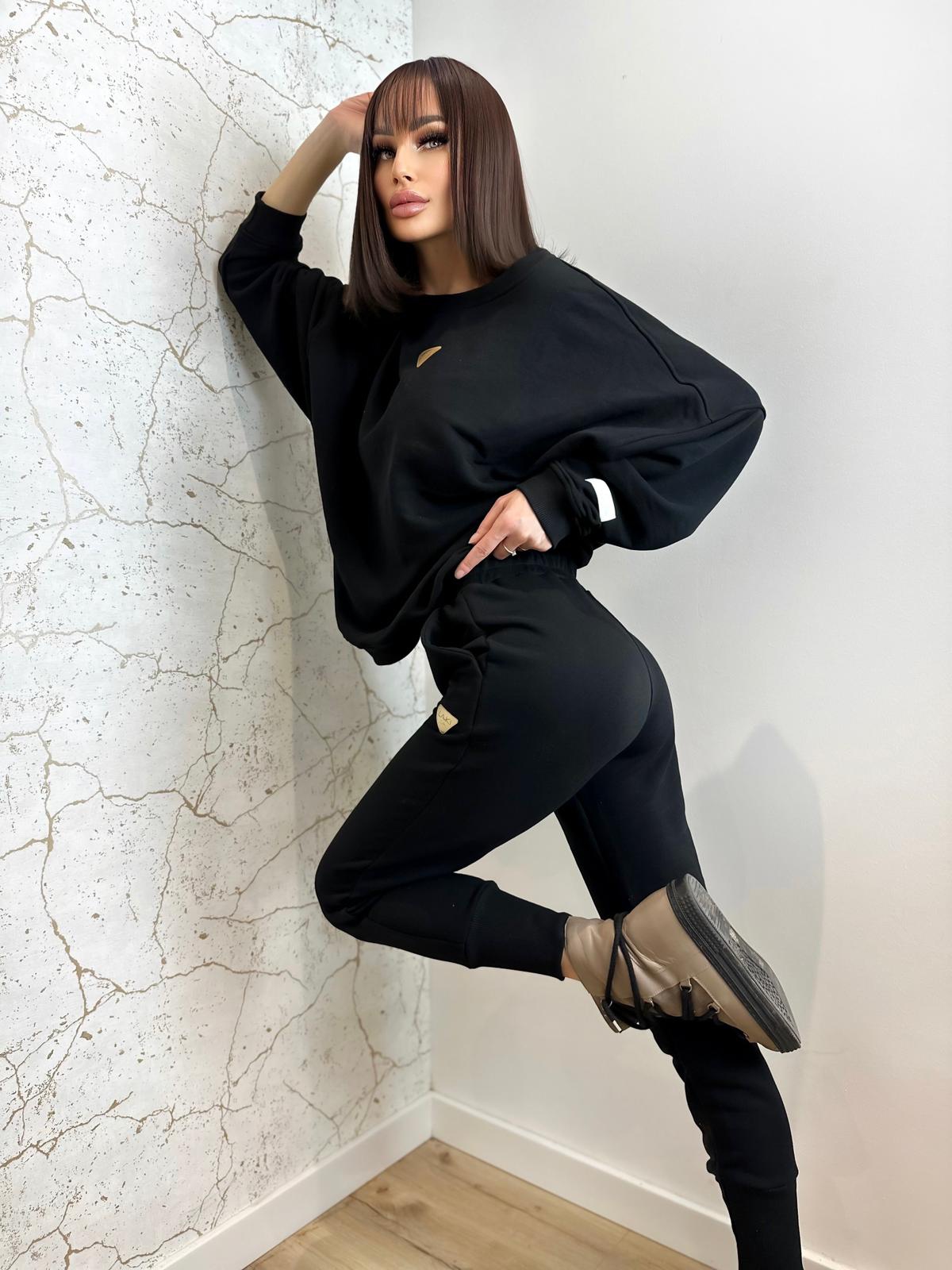 Komplet dresowy Laki Forgo czarny