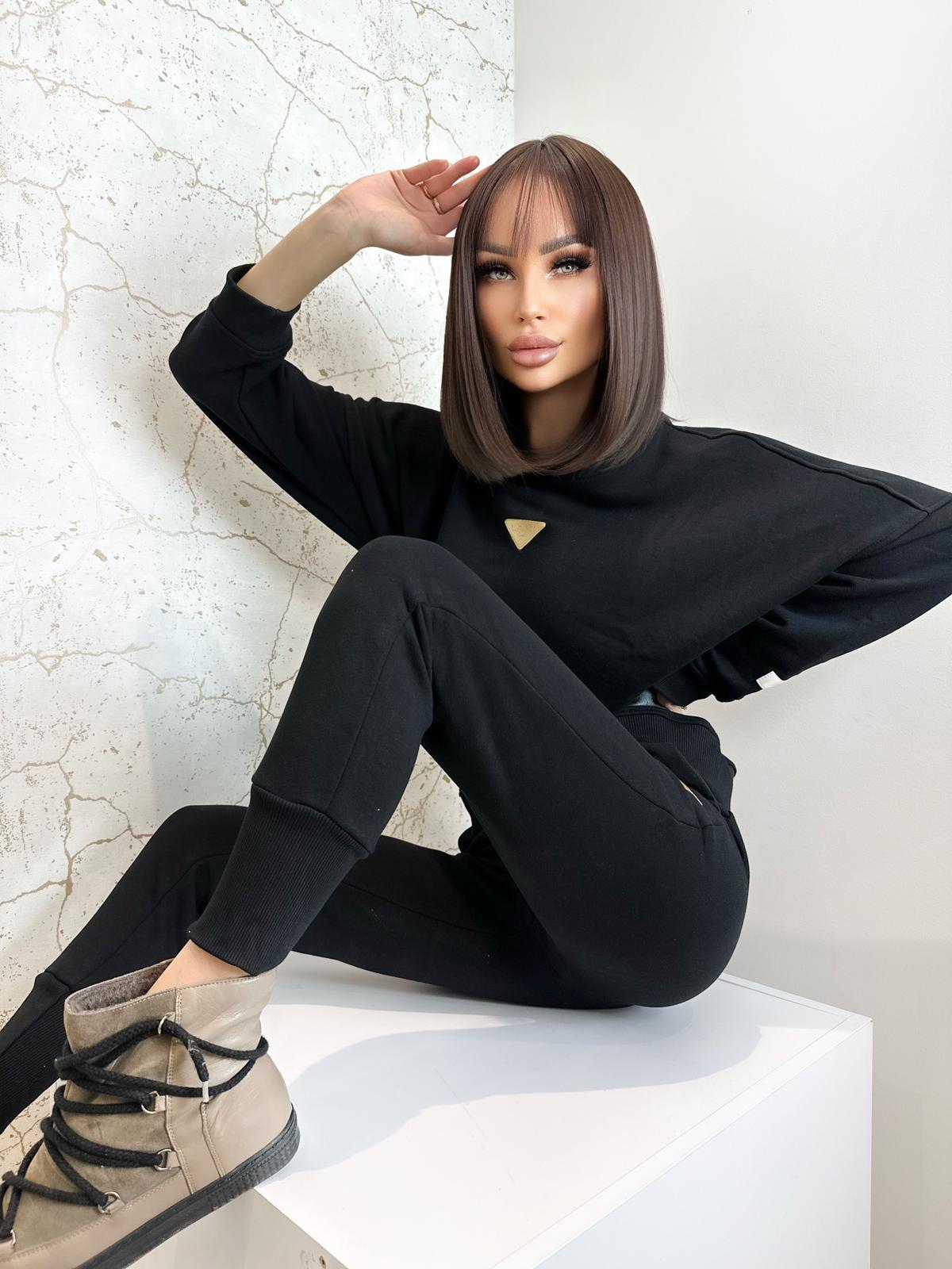 Komplet dresowy Laki Forgo czarny