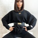 Komplet dresowy Laki Forgo czarny