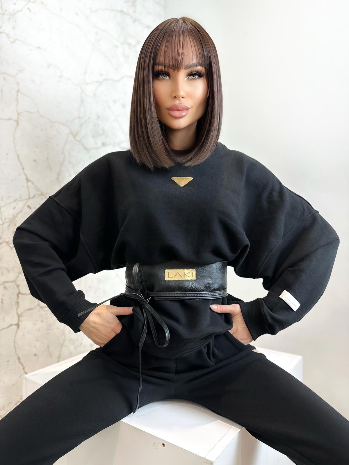 Komplet dresowy Laki Forgo czarny