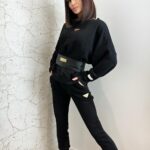 Komplet dresowy Laki Forgo czarny