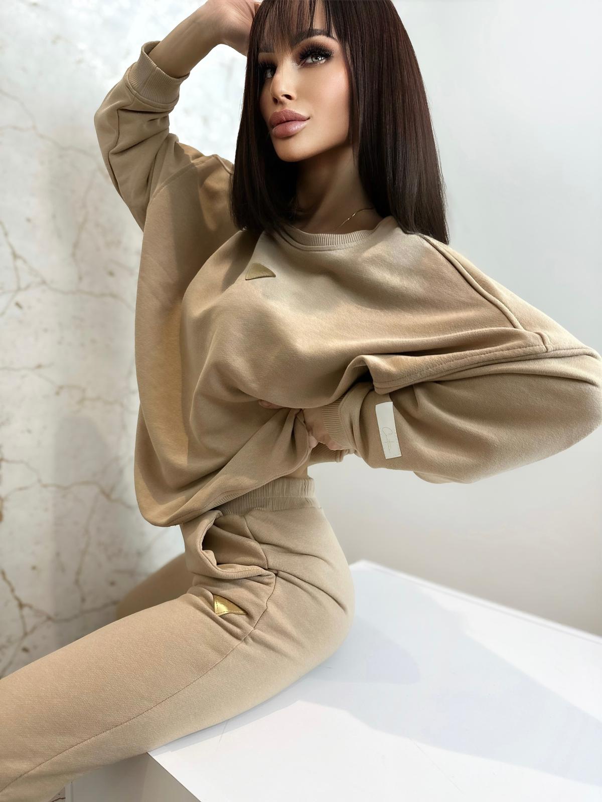 Komplet dresowy Laki Forgo c. beżowy