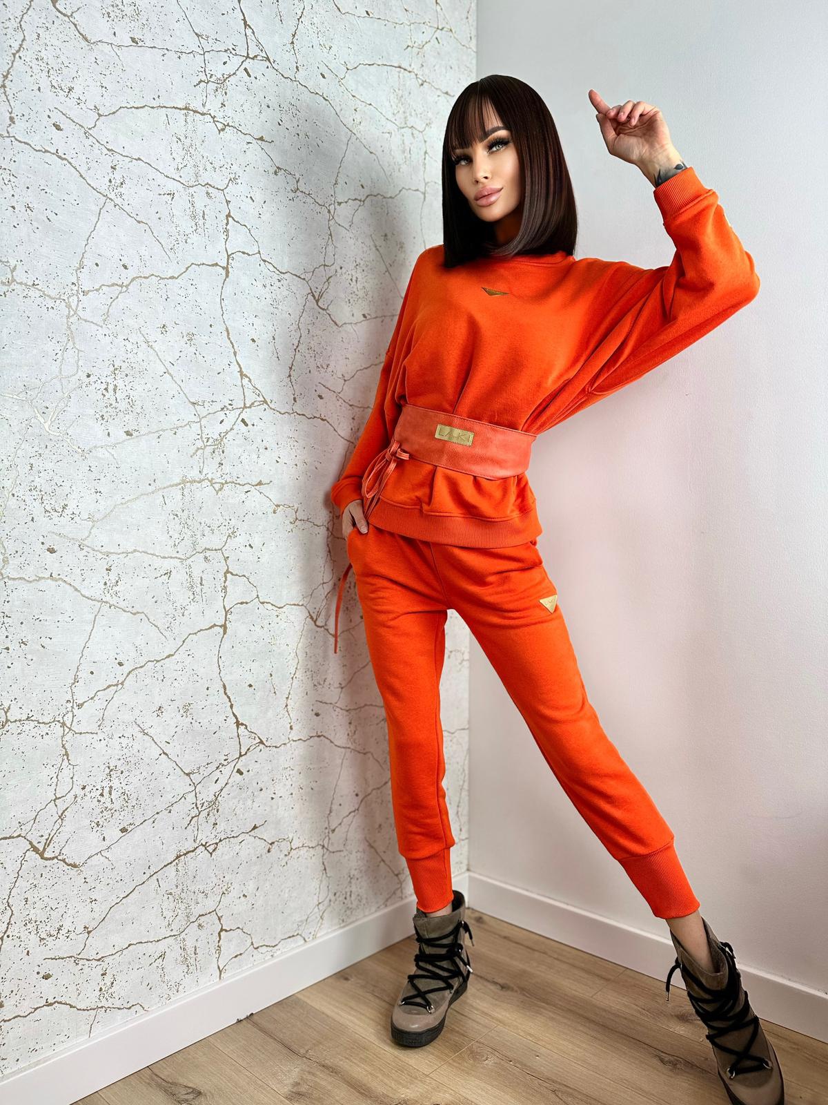 Komplet dresowy Laki Forgo pomarańczowy Komplet dresowy Laki Forgo pomarańczowy