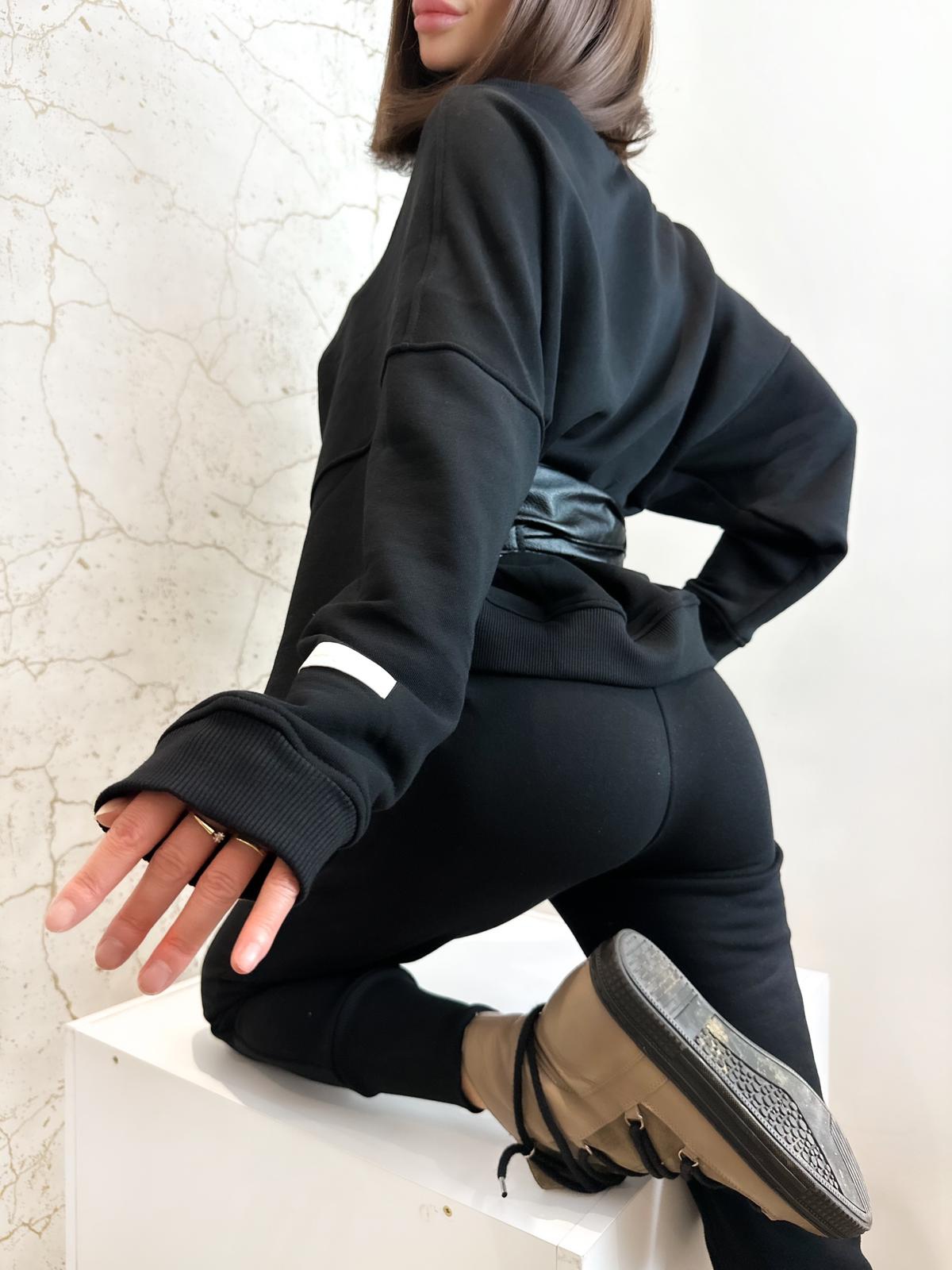 Komplet dresowy Laki Forgo czarny