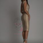 Sukienka bandażowa Xaria złota