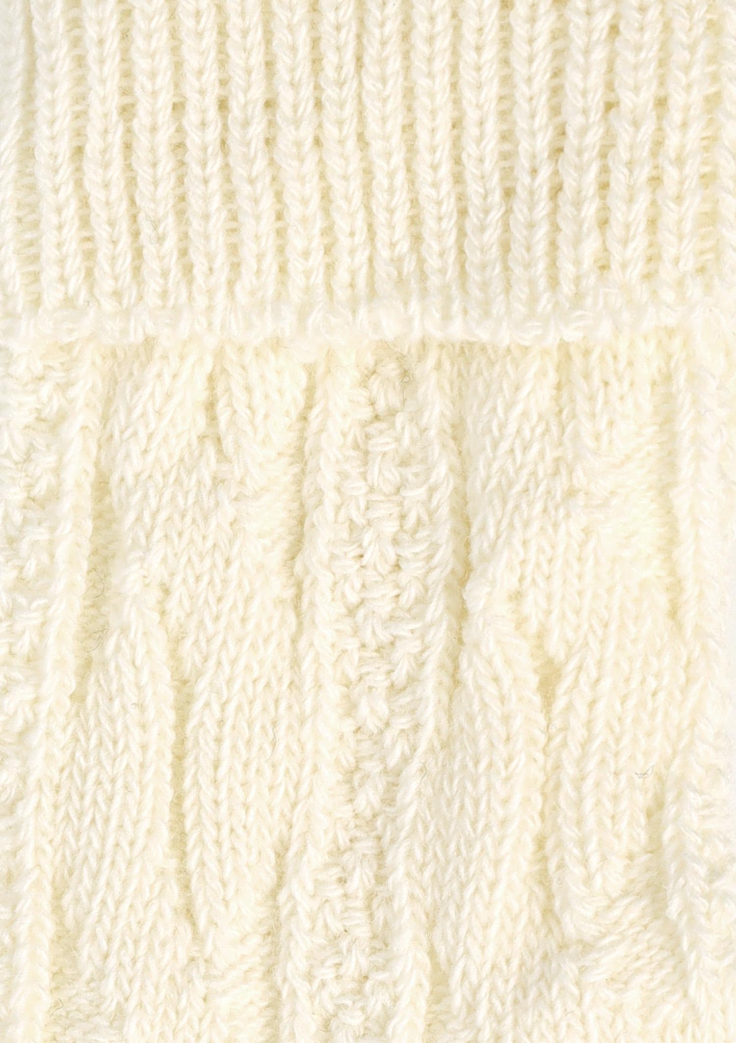 Skarpety damskie ciepłe z wełną ecru Skarpety damskie ciepłe z wełną ecru