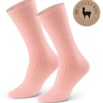 Skarpety wełniane ALPACA brudny róż