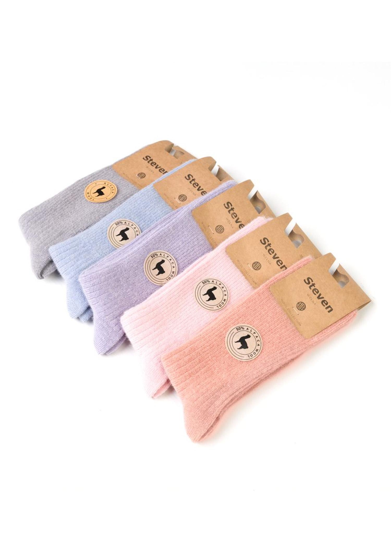 Skarpety wełniane ALPACA brudny róż Skarpety wełniane ALPACA brudny róż