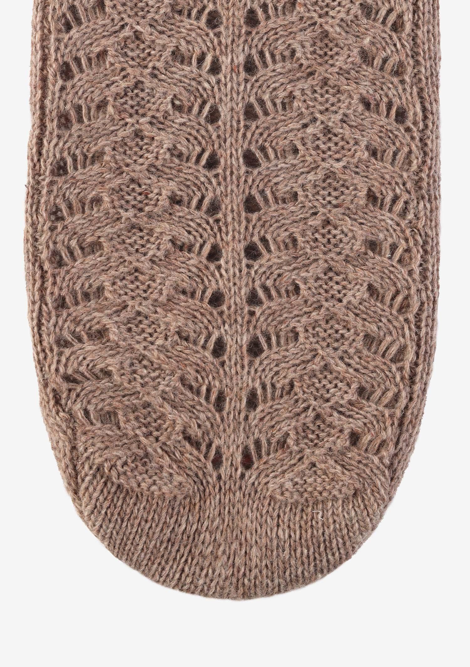 Skarpetki ciepłe bawełniane ręcznie robione cappuccino