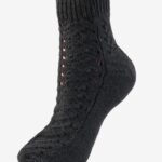 Skarpetki ciepłe bawełniane ręcznie robione czarne