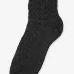 Skarpetki ciepłe bawełniane ręcznie robione czarne