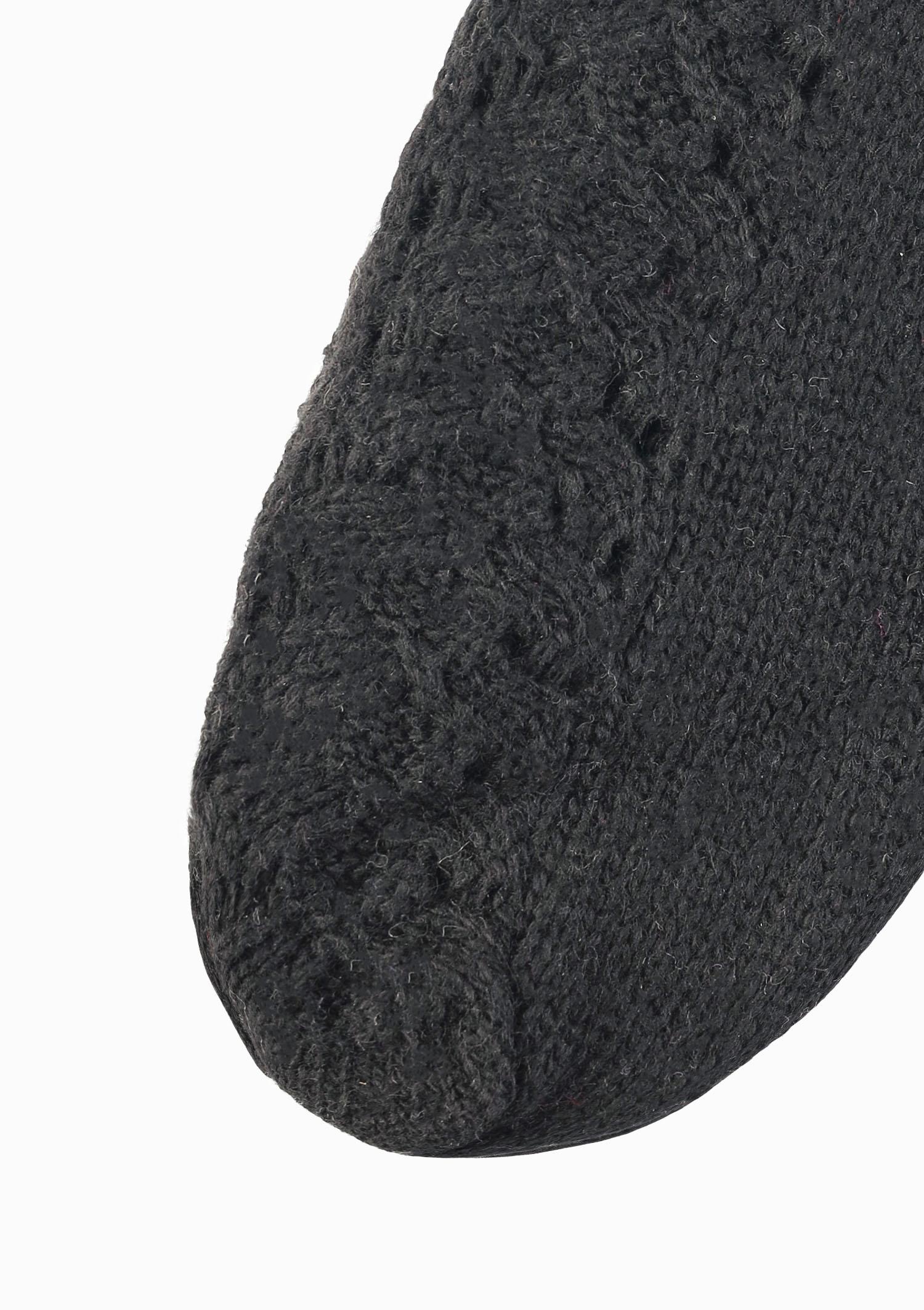 Skarpetki ciepłe bawełniane ręcznie robione czarne