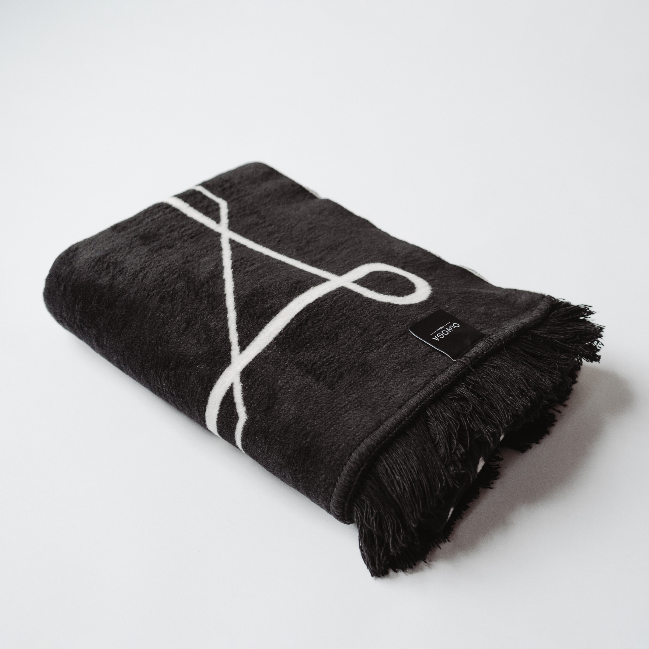 Koc bawełniany Milano Ola Voga czarny 150x200cm