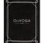 Koc bawełniany Milano Ola Voga czarny 150x200cm