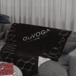 Koc dwustronny Manhattan Ola Voga czarny 150x200cm