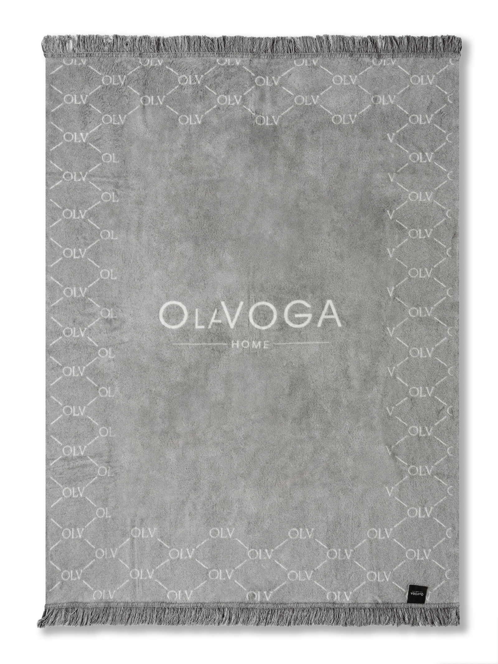 Koc dwustronny Manhattan Ola Voga szary 150x200cm