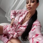 Piżama damska świąteczna Candy Canes Ola Voga j.róż