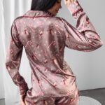 Piżama damska klasyczna Christmas Time Ola Voga c.beż