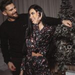 Piżama damska klasyczna Christmas Time Ola Voga czarna