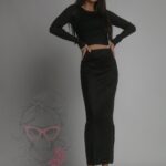 Komplet metaliczny Dago czarny