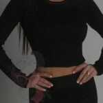 Komplet metaliczny Dago czarny