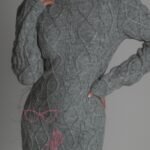 Sukienka sweterkowa Jotela szara