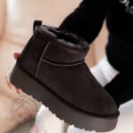 Śniegowce naturalne Madam Molly brązowe