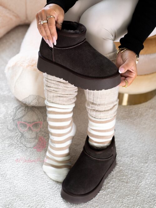 Śniegowce naturalne Madam Molly brązowe