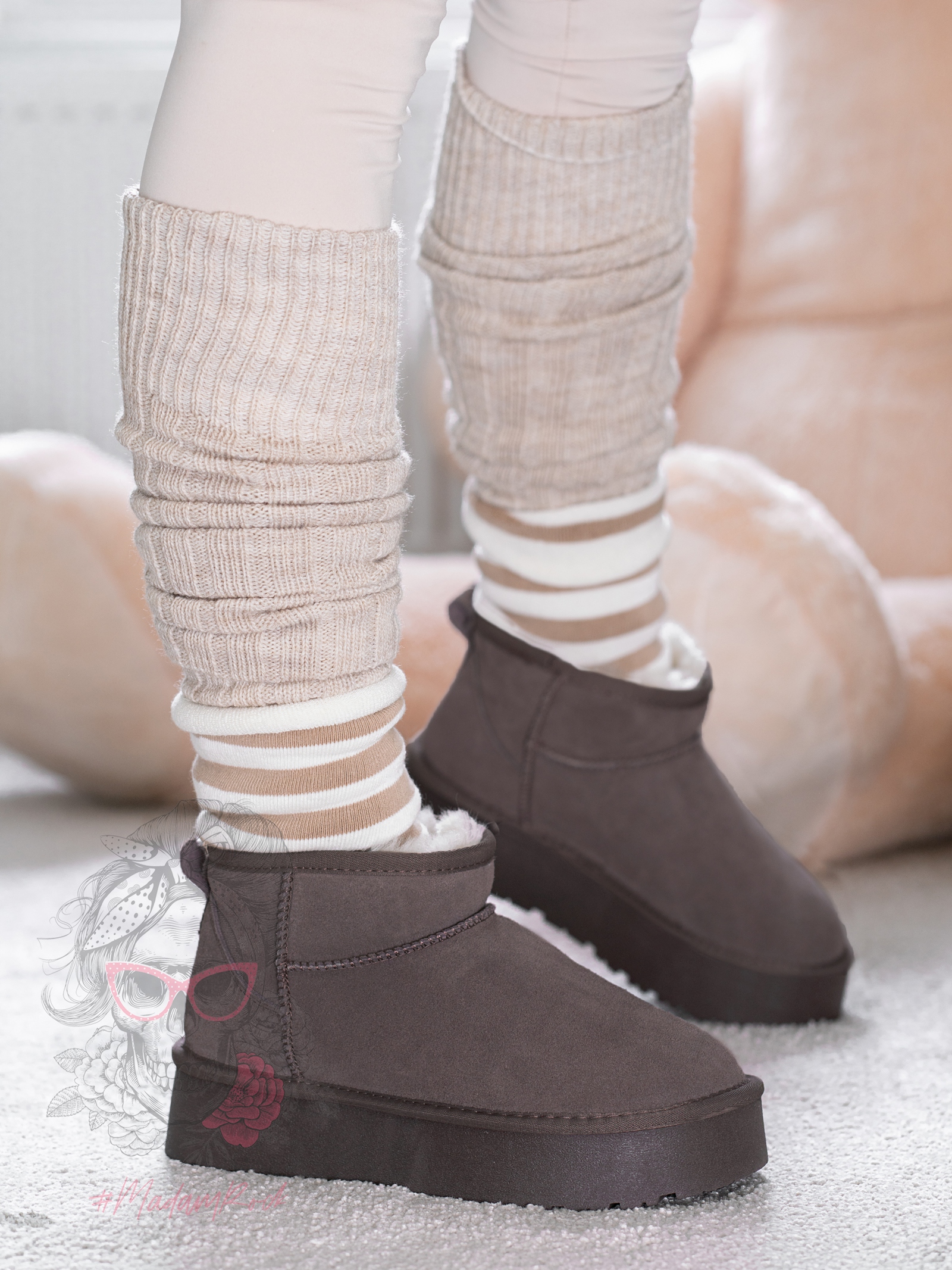 Śniegowce naturalne Madam Molly cappuccino