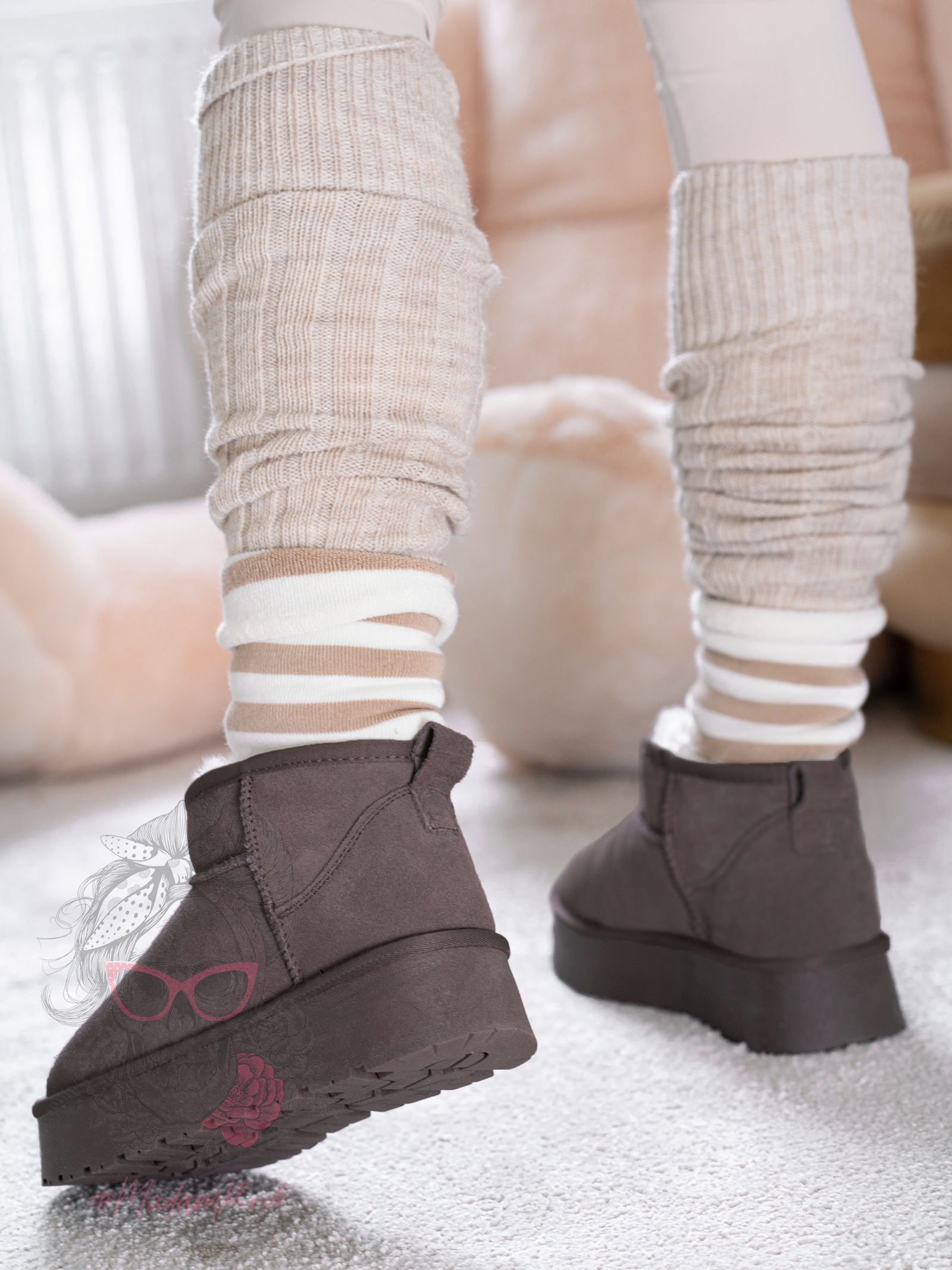 Śniegowce naturalne Madam Molly cappuccino