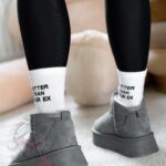 Śniegowce zamszowe Madam Wobbi szare