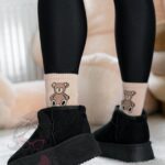 Śniegowce zamszowe Madam Wobbi czarne