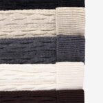 Podkolanówki BABUNI ciepłe z wełną brąz melanż