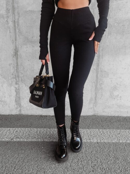 Legginsy gładkie modelujące Alix Ola Voga czarne