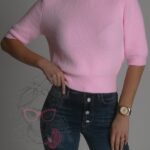 Spodnie jeansowe slim fit Boise Ola Voga niebieskie