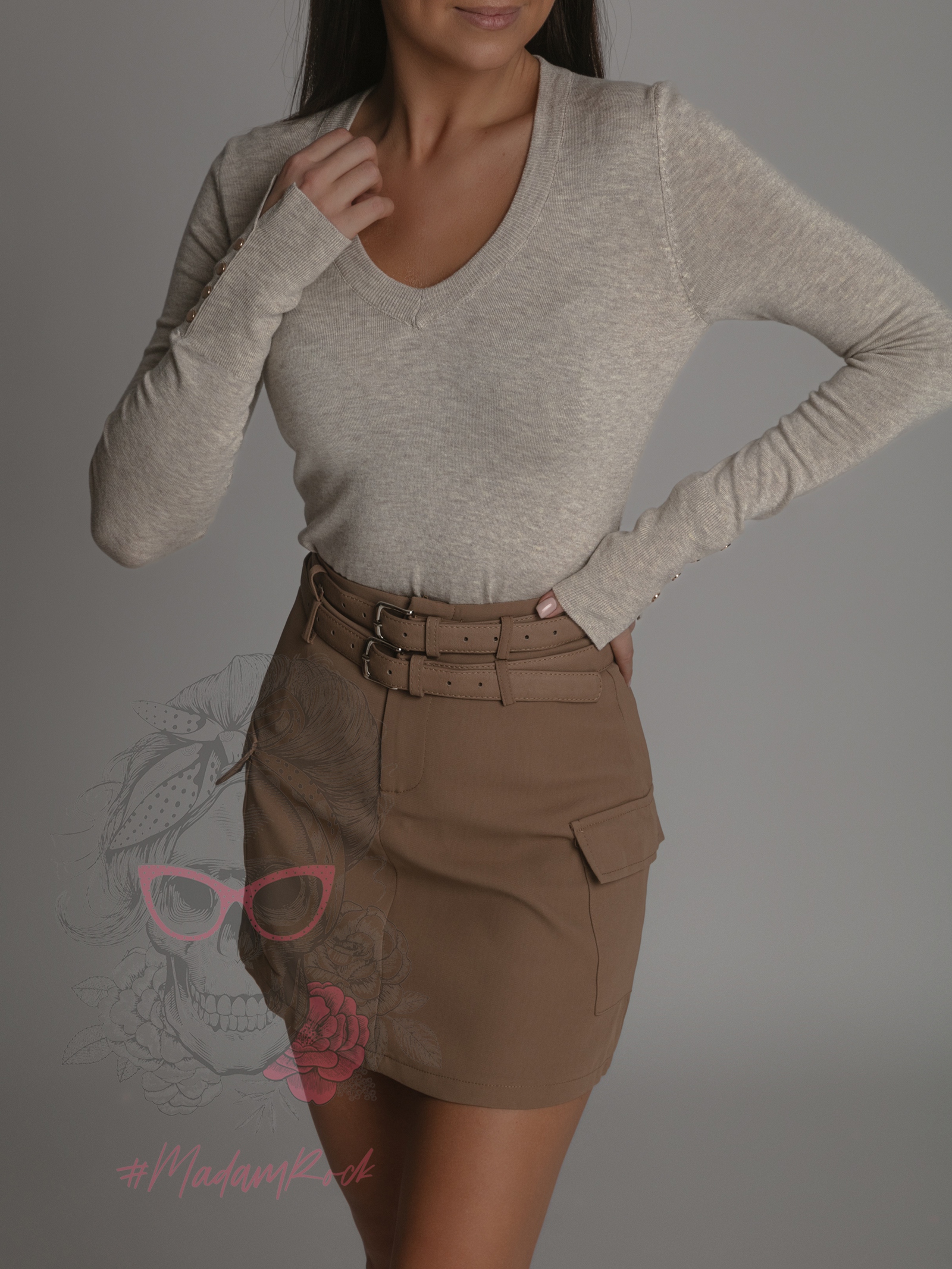 Spódniczko-spodenki Nare karmelowe