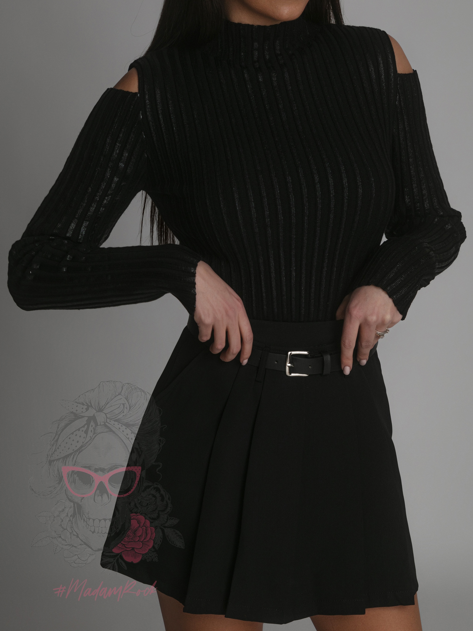 Spódniczko-spodenki Serra czarne