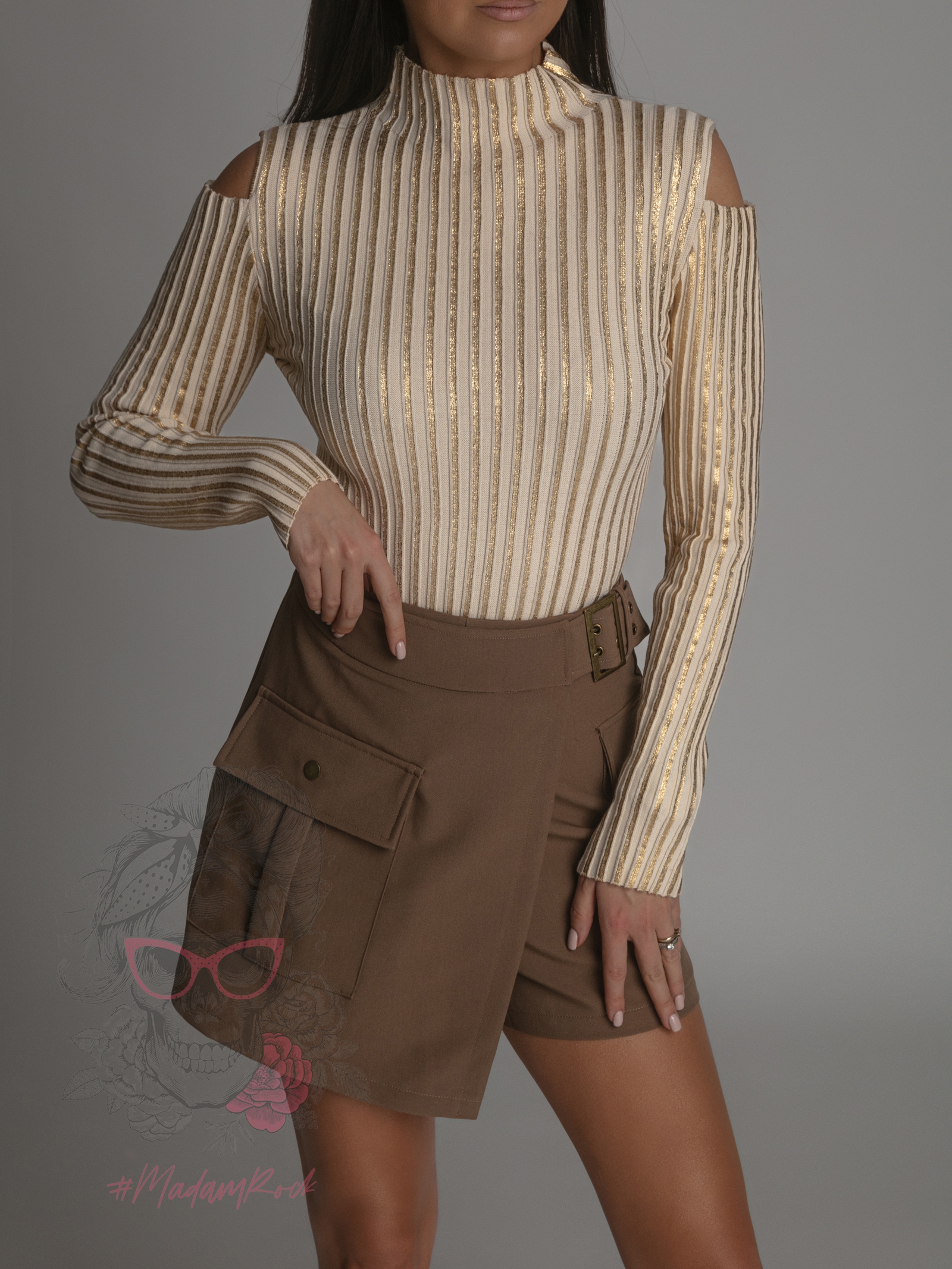 Spódniczko-spodenki Kevo karmelowe