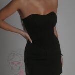 Klasyczny gorset Fart czarny