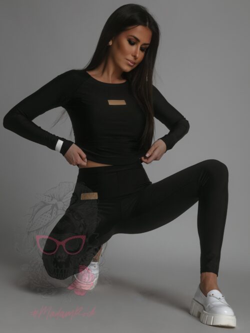 Komplet lycra Laki Jugo czarny