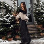 Sukienka maxi cekinowa NB Gisell czarna